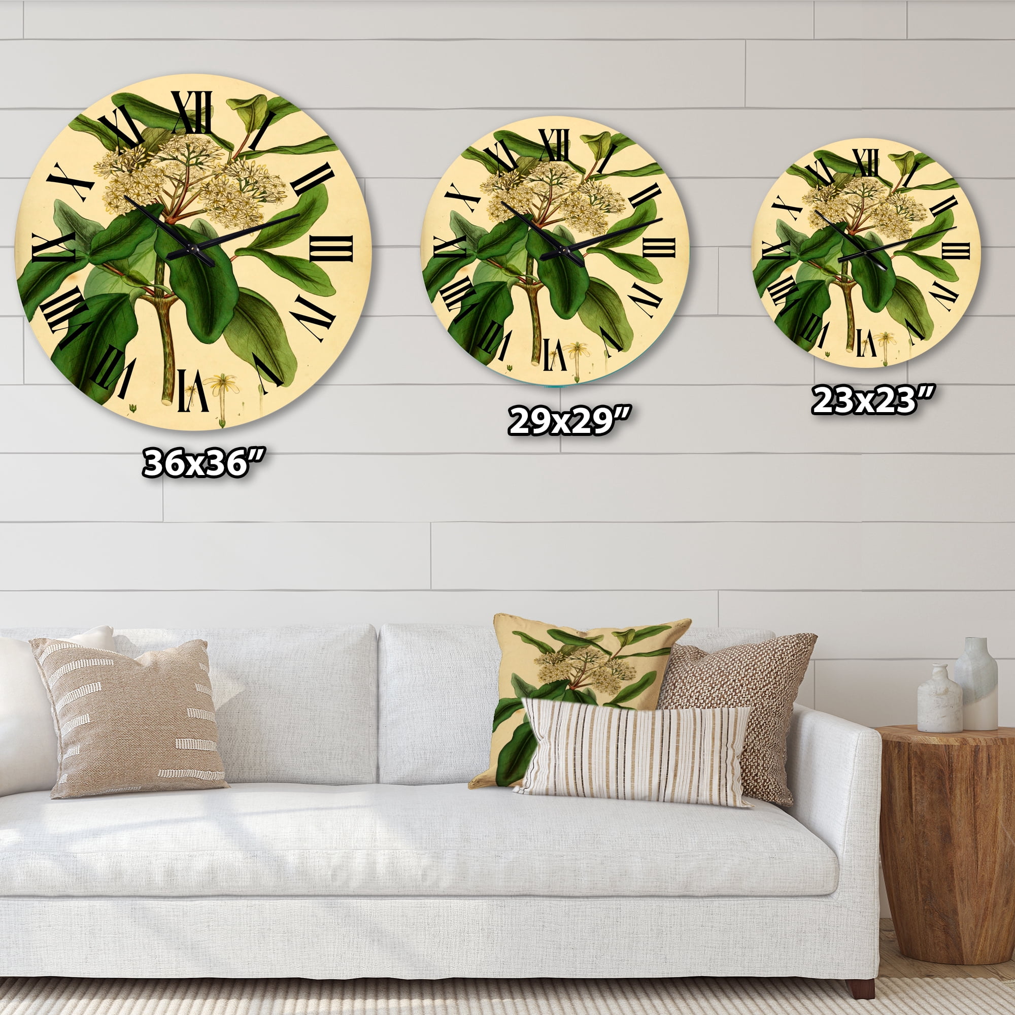 Designart 1 in Quartz Traditional Wall Clock