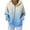 Fall Clothes Light Blue, variant on Womens Zip Up Sweatshirts, Hoodies for Women Fall Fashion Loose Fit Ombre Tie Dye Ribbed Knitted Long Sleeve Pullover with Pockets
