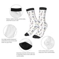 thumbnail image 3 of Fuzoiu Funny Kawaii Unicorns Dancing Print Kids Socks For Boys Girls,Grip Crew Socks with Non Slip,Lightweight Stretch Crew Socks,Toddlers Crew Boot Socks, 3 of 5