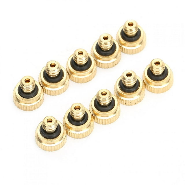 10Pcs Atomizing Nozzle Durable 0.2mm Tap Water Low Pressure Atomizing Sprayer Nozzle Misting Cooling Spraying Nozzles