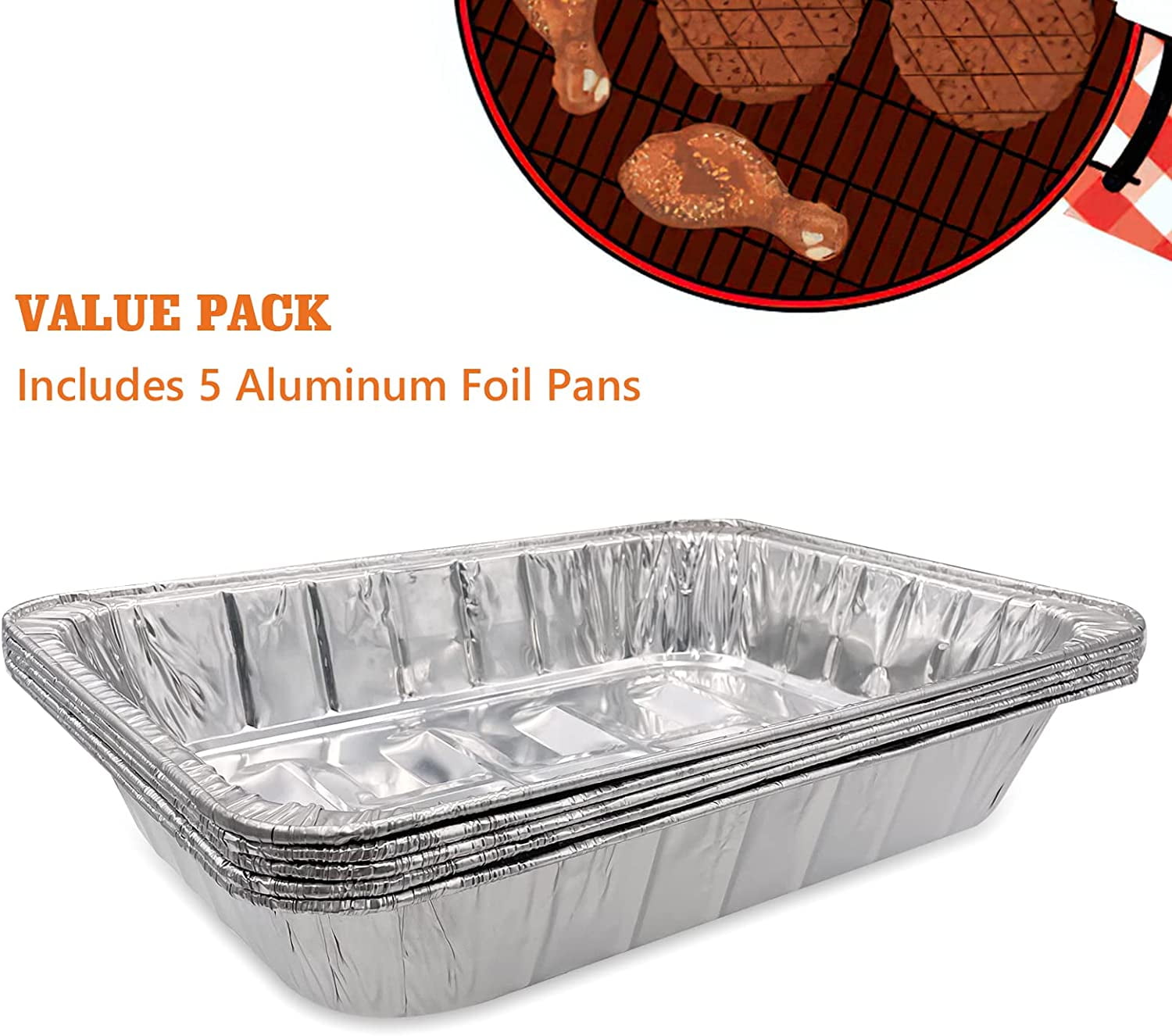 Outdoor Gourmet XL Aluminum Foil Roasting Pan