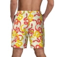 thumbnail image 3 of Kdxio Snake Print Men's Swim Trunks with Compression Liner 7 Inch Inseam Quick Dry Swim Shorts, 3 of 7