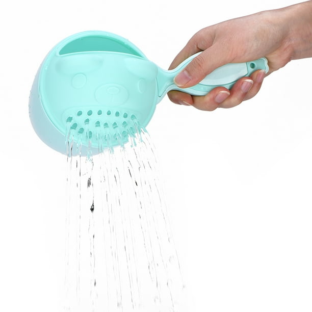 Linda Taza de Champú para Bebé, Taza para Lavar El Cabello con de Pescado, Protección para los ojos del Bado del Bebé, Tiempo de Lavado Divertido para Niños