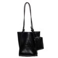 thumbnail image 3 of Bolsos de mano de PU de colores sólidos de gran capacidad para mujer, bolsos de hombro clásicos casuales para mujer, novedad de 2024, bolso sencillo para mujer, 3 of 5