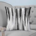 thumbnail image 4 of 26x26 Pillow Covers Set of 2, Black Gray White Throw Pillow Covers Decorative Couch Cushion Case, Vintage Rustic Abstract Ombre Aesthetic Microfiber Square Pillowcases for Bedroom Car Living Room, 4 of 7
