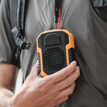 

buateil Cooling Fan Multi-purpose Strong Wind Rechargeable Summer Outdoor Neckband Hanging Waist Portable Fan for Camping