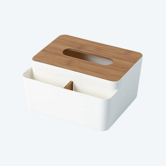 Leodye 1 PCS Tissue Box Cover, Tissue Box Holder Rectangular Box Covers for Home/office/Car Decoration -7.09x5.71x3.66in