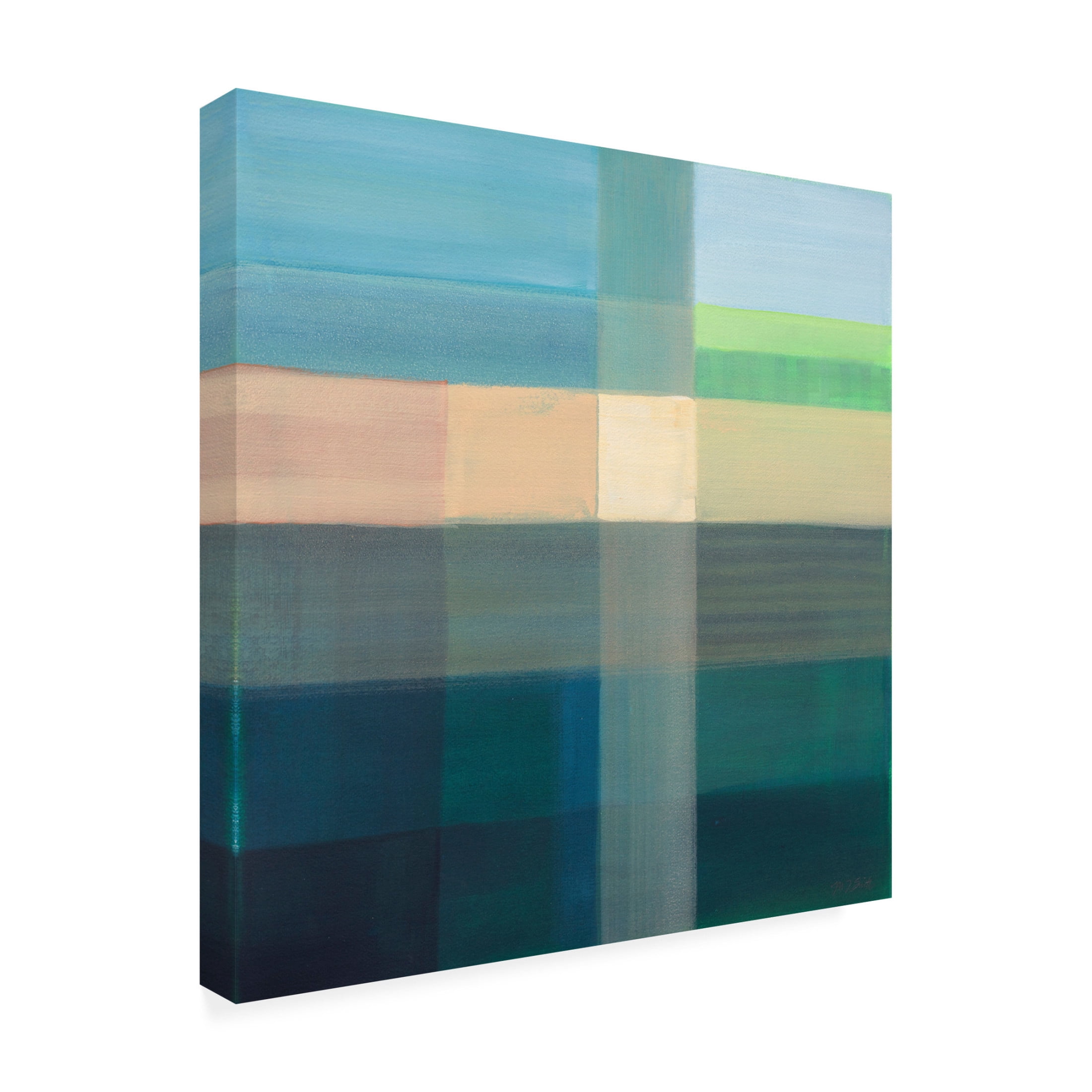 Canvas Wall Art - Mark David Smith 'Greenhouse' Wall Art for Living Room, Bedroom, or Office Décor by Trademark Fine Art - 35 x 35 Inches