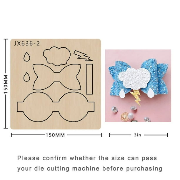 New Bow Dies Diy Craft Wooden Cutting Die Making Decor Supplies Dies