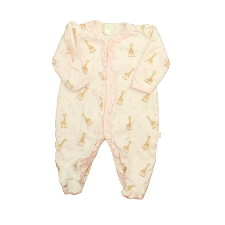 

Pre-owned Kissy Kissy Girls Pink Giraffes Long Sleeve Outfit size: Newborn