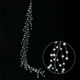 thumbnail image 4 of Neoyler Christmas Garland Christmas Decorations Christmas Ornaments Crystal Bead Pearl String Elegant Tree Decor for Vacation Home Wedding Festive Parties Adds Elegant Accent Touch 47.2in Beige, 4 of 5