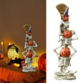 thumbnail image 4 of Figurine en Résine Citrouille d'Halloween Jack-o'-list Empilable pour Présentation sur Table Intérieure Extérieure, 4 of 7