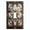 #1. Single Toggle, variant on Metal Light Switch Wall Plate Outlet Cover (Printed Image of Stained Glass Flower - Double Toggle)