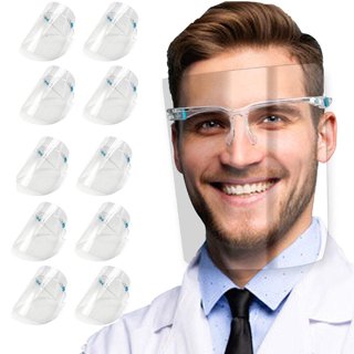 Safety Face Shield, Reusable Plastic Face Mask Shield, Adjustable Anti-Fog  Clear Full Face Shield Protection, Flip-up Transparent Visor Face Shield