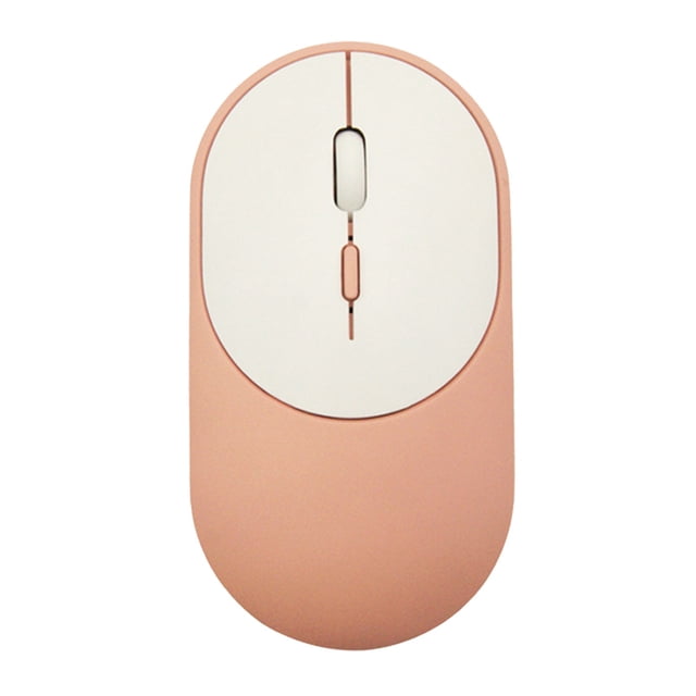 Mute Wireless Dual-Mode Mouse Thin and Easy Key Mute Plug and Play Compatible Rechargeable Ergonomic Design Three-Way Dpi Adjustment