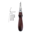 thumbnail image 2 of Herramienta de Ranura de Artesanía de Cuero Groover de Costura de Cuero Sunnimix Herramienta de borde de cucharón, 2 of 7