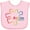 AD-Pink, variant on Inktastic Rainbow Gradient Autism Boys or Girls Baby Bib