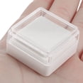 thumbnail image 4 of Miangastore 5Pcs White Blank Fingerprint Ink Pads Square Pearl Single Design for DIY Craft, 4 of 9