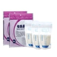 thumbnail image 1 of Bolsa de almacenamiento de leche materna Nikou de 150 piezas 250 ml autónoma transparente, 1 of 15