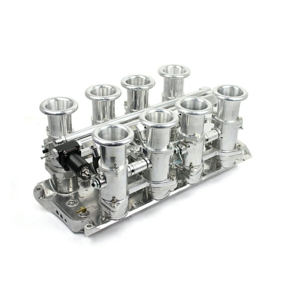 Speedmaster 1-148-011 Compatible with Ford SB 289 302 Windsor Downdraft EFI Stack Intake Manifold System Polished