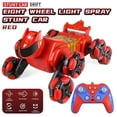 thumbnail image 2 of RC Stunt Car 2.4G Gesture Sensing Spray Vehicle Electric Toy Red, 2 of 5