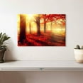 thumbnail image 2 of Elephant Stock Bright Red Forest Wall Art - Horizontal Canvas Wall Art - Living Room Wall Decor - Nature Canvas - Red And Yellow Decor - 12" x 8", 2 of 4