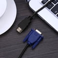 thumbnail image 2 of HDMI-compatible macho a VGA macho Cable de transferencia Adaptador convertidor HDTV Cable auxiliar (3 m) Ndcxsfigh  Nuevos Originales, 2 of 6