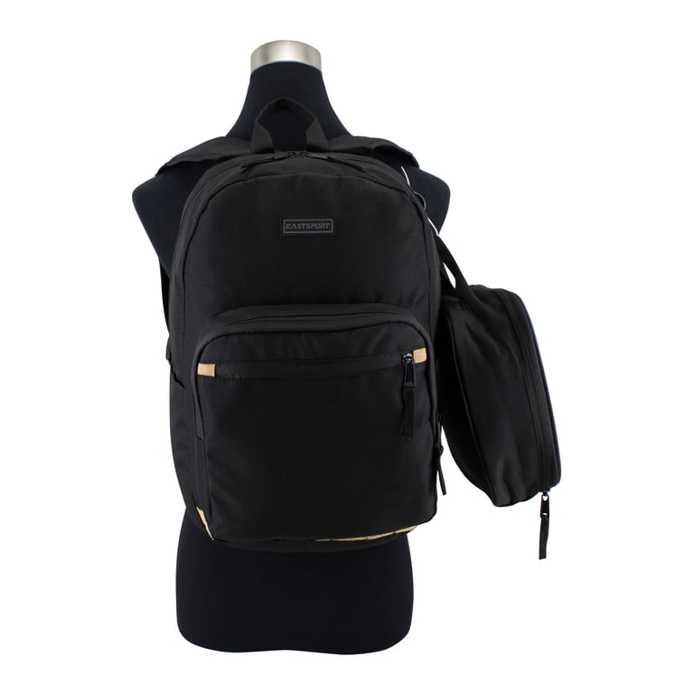 Eastsport 17 Inch Backpack and Lunch Box Set, Black photo 2