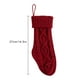 thumbnail image 5 of Matsuzay Calcetín de Navidad Calcetín de punto Bolsas de dulces de Santa Titular de regalo grande Decoración colgante de árbol de Navidad Kits de decoración para fiestas Rojo Matsuzay HA000739-01, 5 of 6