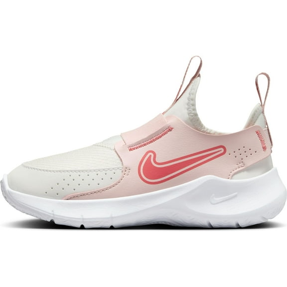 Nike Flex Runner 3 Little Kids' Shoes FN1449-104, Summit White/Echo Pink/Magic Ember Size 8