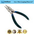 thumbnail image 5 of Xcellence 6 in 1 Bail Making Wire Looping Plier for Jewelry Making Repairing, 5.5” Green PVC Non-Slip Comfort Grip, 5 of 17