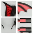 thumbnail image 5 of COMEET Bat Ears Headbands, Bat Ears Headbands Teens Anime Cosplay Hairband Women Faux Furs Plush Hair Hoop for Cosplay and Themed Parties, 5 of 19