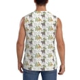 thumbnail image 4 of Fotbe Jungle Animal Men's Camiseta sin Mangas Estampada para Hombres, Playera Casual para Gimnasio, Entrenamiento, Playa-XX-Large, 4 of 7