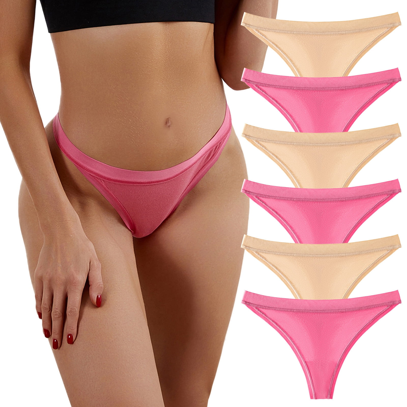 Lingerie Women's Nylon Panty for Women Daily Underwear use Combo Pack of 2  (Colour May Vary)