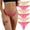 F, variant on Gubotare Women Panties Thong Womens Underpants Comfort Low Rise Soft T Back G String Panties Panties,PK2 L