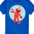 thumbnail image 3 of Sesame Street - Elmo Confetti Cupcake - Toddler and Youth Short Sleeve Graphic T-Shirt, 3 of 5