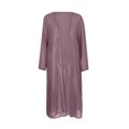 thumbnail image 4 of Heliisoer Robe Décontractée Femme Imprimé Floral Col Rond Sans Manches Ensemble Deux Pièces en Chiffon Uni, 4 of 5
