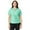GREEN, variant on Women's Active 1/4-Zip Short Sleeve Mesh Polo Shirt (US, Alpha, Medium, Regular, Regular, White)