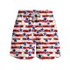 thumbnail image 4 of Yaoyar Mens Hawaiian Print Quick Dry Shorts Swimwear Print Casual Shorts Drawstring Summer Beach Stretch Shorts, 4 of 5