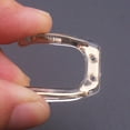 thumbnail image 6 of Dualoai ,Eyeglass Saddle Bridge Silicone Nose Pads, Metal Saddle, Silicone U Shape Metal, 6 of 9