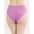thumbnail image 6 of Joyspun Women's Ribbed Modal Hipster Panties, 3-Pack, Sizes XS-3XL, 6 of 7