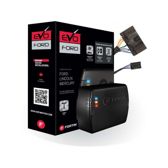 Crimestopper EVO-FORT2 Bypass Module EVO Series Data Immobilizer Bypass/ Door Lock/ Alarm And Remote Start Interface; With ALL-IN-ONE Data Module And THAR-FOR2 T-Harness