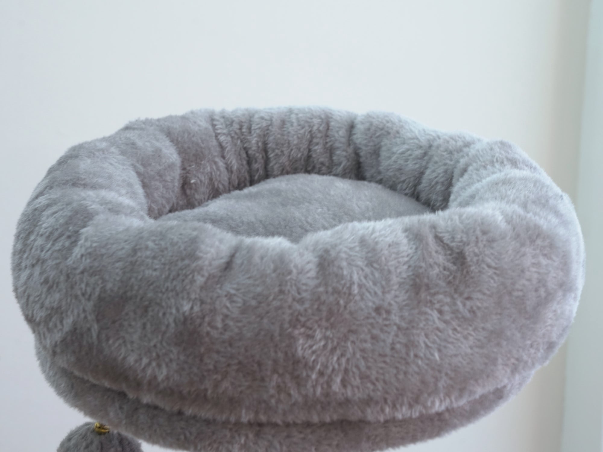 Vibrant Life 7-Level 65" Cat Tree with Hammock and Condo, Light Gray