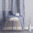 thumbnail image 3 of THD Harley Faux Linen Textured Semi Sheer Sun Light Filtering Window Grommet Curtain Panels, Set of 2 Panels, 3 of 7