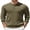 Army Green, variant on Mens Polo Shirt Classic Quarter Button Sweaters Slim Fit Long Sleeve Knitted Golf Shirts