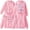 Pink, variant on DOZINSIX Girls 4-Pack Crewneck Sweatshirts 2-13Y Bow Print Fall Winter Fleece Lined Warm Cotton Pullover Tops