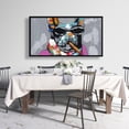 thumbnail image 3 of Begin Home Decor 2081-2424-TV9 24 x 24 in. Ocean Satellite Canvas - Sea Bathroom Blue Framed Decor, 3 of 3