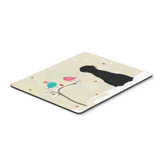 Christmas Presents between Friends Schnauzer - Giant Mouse Pad Hot Pad or Trivet