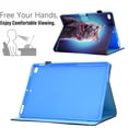 thumbnail image 3 of Allytech iPad 9.7" Case, iPad Air 1 2 Case, Slim Fit Flip Multi Angle Stand Smart Cover Auto Sleep Wake Shockproof Protection Anti-scratch Case for Apple iPad 6th 5th Gen - Cat, 3 of 7