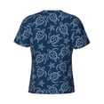 thumbnail image 6 of Vsdgher Sea Turtle Print Men's Dry Fit Mesh Athletic Shirts Moisture Wicking Tennis T-Shirt Tops, 6 of 9